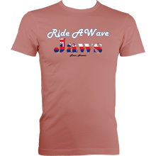 Load image into Gallery viewer, Ride a Wave: Jaws | Men's Fitted Tee in Lighter Colours