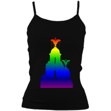 Load image into Gallery viewer, Rainbow: Liver Birds Spaghetti Strap Tank Top