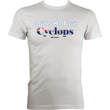 Load image into Gallery viewer, Ride a Wave: Cyclops | Men's Fitted Tee in Lighter Colours