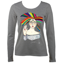 Load image into Gallery viewer, June Lornie: Third Eye (Ladies Long Sleeve Top)