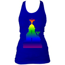 Load image into Gallery viewer, Rainbow: Liver Birds Women's Racerback Tank Top