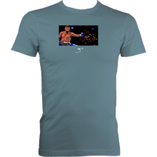 Load image into Gallery viewer, Zarate Bellew: Men's Fitted Tee (Black, Navy or Stone Blue)
