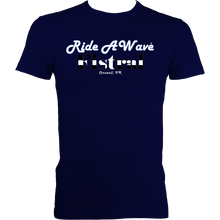 Load image into Gallery viewer, Ride a Wave: Fistral | Men's Fitted Tee in Darker Colours