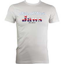 Load image into Gallery viewer, Ride a Wave: Jaws | Men's Fitted Tee in Lighter Colours