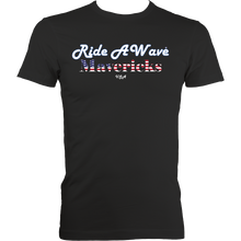 Load image into Gallery viewer, Ride a Wave: Mavericks | Men's Fitted Tee in Darker Colours