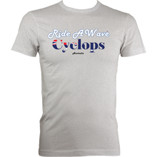 Load image into Gallery viewer, Ride a Wave: Cyclops | Men's Fitted Tee in Lighter Colours