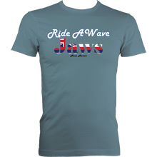Load image into Gallery viewer, Ride a Wave: Jaws | Men's Fitted Tee in Lighter Colours