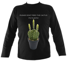 Load image into Gallery viewer, Don't Feed the Cactus #2 | Long Sleeve T-shirt (11 cols)