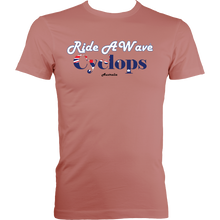 Load image into Gallery viewer, Ride a Wave: Cyclops | Men's Fitted Tee in Lighter Colours