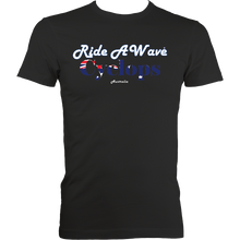 Load image into Gallery viewer, Ride a Wave: Cyclops | Men's Fitted Tee in Darker Colours