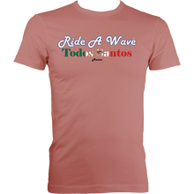 Load image into Gallery viewer, Ride a Wave: Todos Santos | Men's Fitted Tee in Lighter Colours