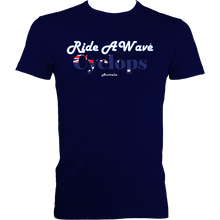 Load image into Gallery viewer, Ride a Wave: Cyclops | Men's Fitted Tee in Darker Colours