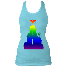 Load image into Gallery viewer, Rainbow: Liver Birds Women's Racerback Tank Top