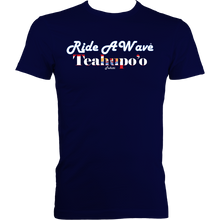 Load image into Gallery viewer, Ride a Wave: Teahupo'o | Men's Fitted Tee in Darker Colours