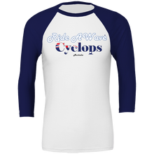Load image into Gallery viewer, Ride a Wave: Cyclops 3/4 sleeve Baseball Top