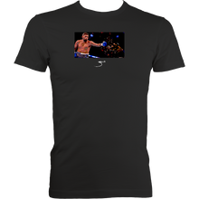 Load image into Gallery viewer, Zarate Bellew: Men's Fitted Tee (Black, Navy or Stone Blue)