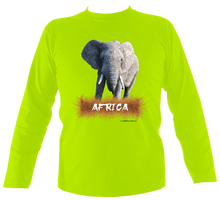 Load image into Gallery viewer, Wildlife Designs: Elephant Long Sleeve T-shirt