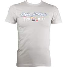 Load image into Gallery viewer, Ride a Wave: Teahupo'o | Men's Fitted Tee in Lighter Colours