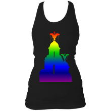 Load image into Gallery viewer, Rainbow: Liver Birds Women's Racerback Tank Top