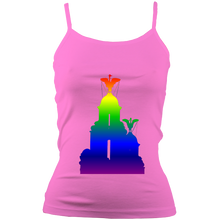 Load image into Gallery viewer, Rainbow: Liver Birds Spaghetti Strap Tank Top