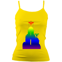 Load image into Gallery viewer, Rainbow: Liver Birds Spaghetti Strap Tank Top