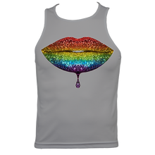 Load image into Gallery viewer, Rainbow: Lips #2 Men's Fitted Sports Vest