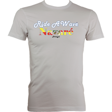 Load image into Gallery viewer, Ride a Wave: Nazare | Men's Fitted Tee in Lighter Colours