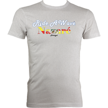 Load image into Gallery viewer, Ride a Wave: Nazare | Men's Fitted Tee in Lighter Colours