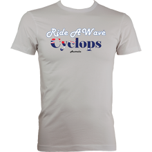 Load image into Gallery viewer, Ride a Wave: Cyclops | Men's Fitted Tee in Lighter Colours