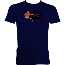 Load image into Gallery viewer, Zarate Bellew: Men's Fitted Tee (Black, Navy or Stone Blue)