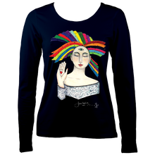Load image into Gallery viewer, June Lornie: Third Eye (Ladies Long Sleeve Top)