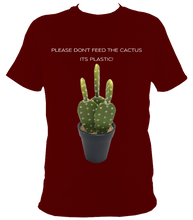 Load image into Gallery viewer, Don't Feed the Cactus #1 - Adult Unisex T-shirt (11 cols)