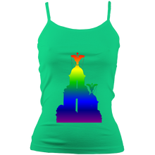 Load image into Gallery viewer, Rainbow: Liver Birds Spaghetti Strap Tank Top