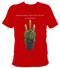 Load image into Gallery viewer, Don't Feed the Cactus #1 - Adult Unisex T-shirt (11 cols)
