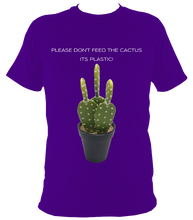 Load image into Gallery viewer, Don't Feed the Cactus #1 - Adult Unisex T-shirt (11 cols)