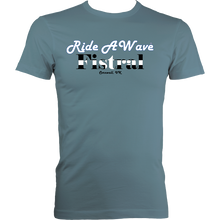 Load image into Gallery viewer, Ride a Wave: Fistral | Men's Fitted Tee in Lighter Colours