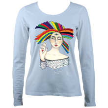 Load image into Gallery viewer, June Lornie: Third Eye (Ladies Long Sleeve Top)
