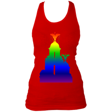 Load image into Gallery viewer, Rainbow: Liver Birds Women's Racerback Tank Top