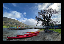 Load image into Gallery viewer, 44 - Three Red Canoes, Ullswater, Penrith