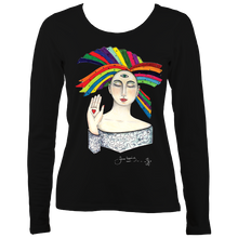 Load image into Gallery viewer, June Lornie: Third Eye (Ladies Long Sleeve Top)