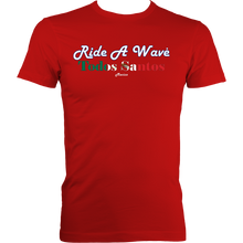 Load image into Gallery viewer, Ride a Wave: Todos Santos | Men's Fitted Tee in Darker Colours
