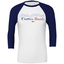 Load image into Gallery viewer, Ride a Wave: Cortes Bank 3/4 sleeve Unisex Baseball Top