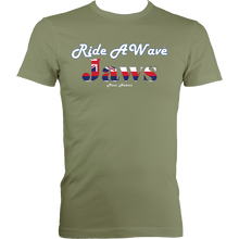 Load image into Gallery viewer, Ride a Wave: Jaws | Men's Fitted Tee in Darker Colours