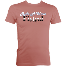 Load image into Gallery viewer, Ride a Wave: Fistral | Men's Fitted Tee in Lighter Colours