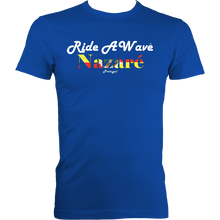 Load image into Gallery viewer, Ride a Wave: Nazare | Men's Fitted Tee in Darker Colours