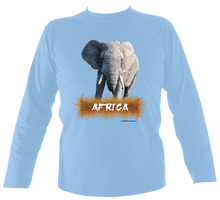 Load image into Gallery viewer, Wildlife Designs: Elephant Long Sleeve T-shirt
