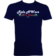 Load image into Gallery viewer, Ride a Wave: Hell's Mouth | Men's Fitted Tee in Darker Colours