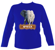 Load image into Gallery viewer, Wildlife Designs: Elephant Long Sleeve T-shirt