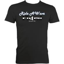 Load image into Gallery viewer, Ride a Wave: Fistral | Men's Fitted Tee in Darker Colours