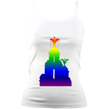 Load image into Gallery viewer, Rainbow: Liver Birds Spaghetti Strap Tank Top